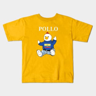 Pollo bear de Equador Kids T-Shirt